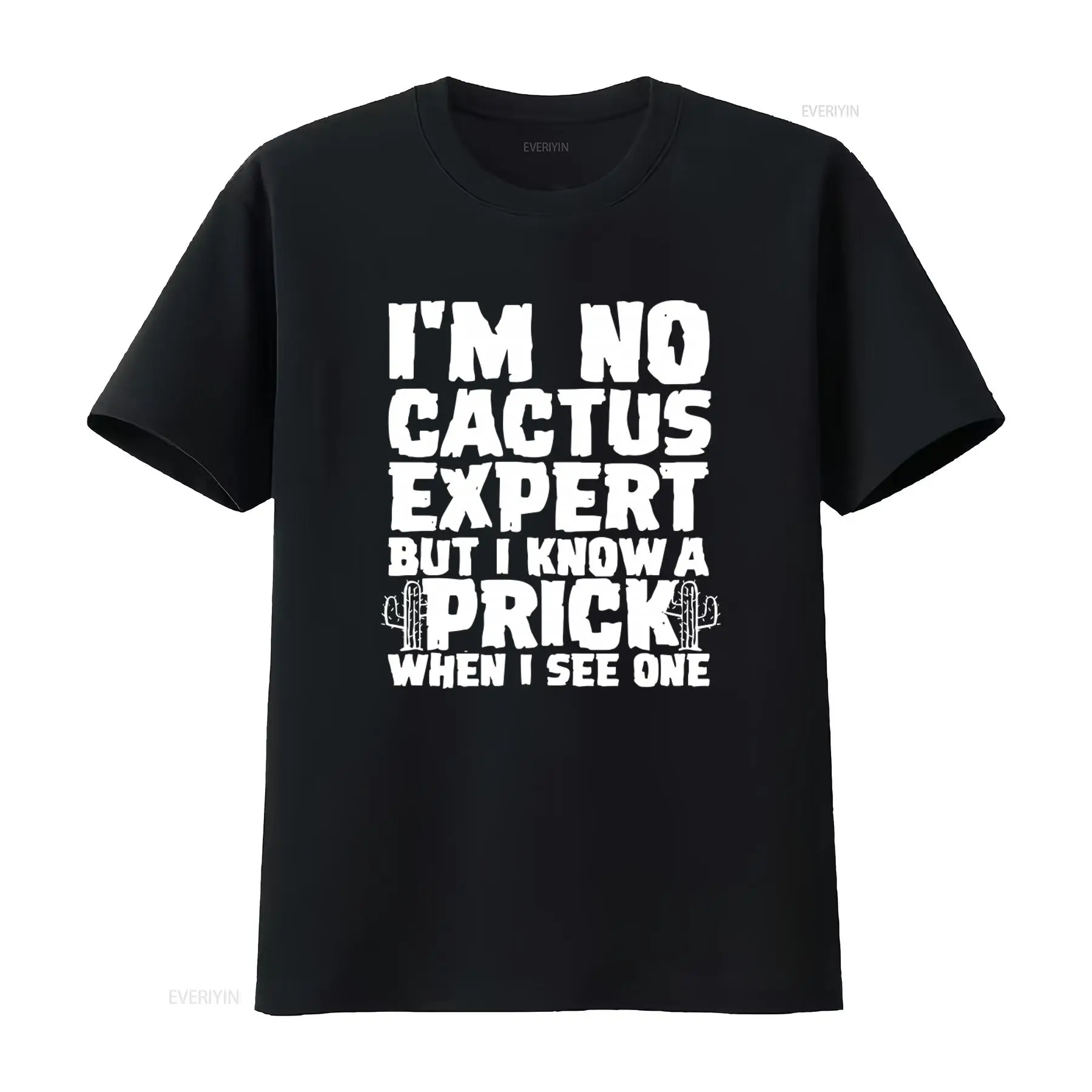 Vintage Fashion Expert - 私はサボテンの専門家ではありません 面白いTシャツ 失礼な皮肉なジョーク ノベルティ プラスサイズ プリント