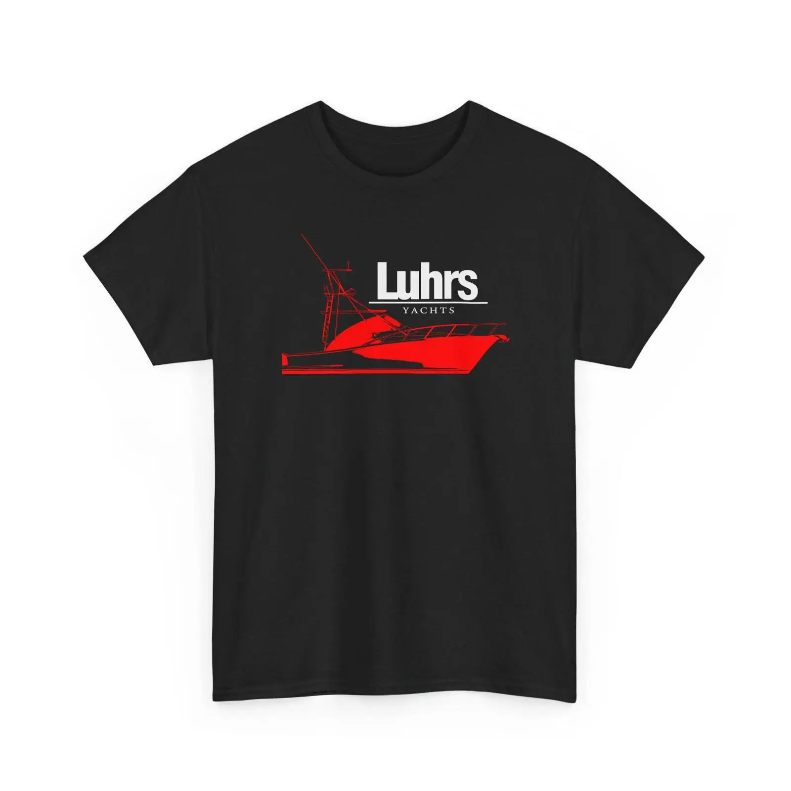 Vintage Yacht Fashion - Luhrs Yachts Tシャツ マリンボートロゴ ヴィンテージ ウォッシュ加工