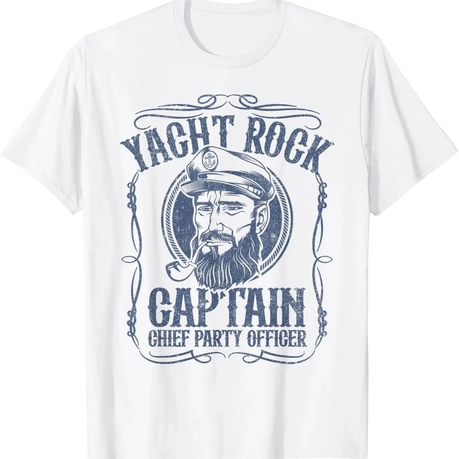 Vintage Yacht Fashion - 面白いヨットロックキャプテンポンツーンボートパーティーミュージックボートTシャツヴィンテージウォッシュドスタイリッシュソフトストレッチファッション