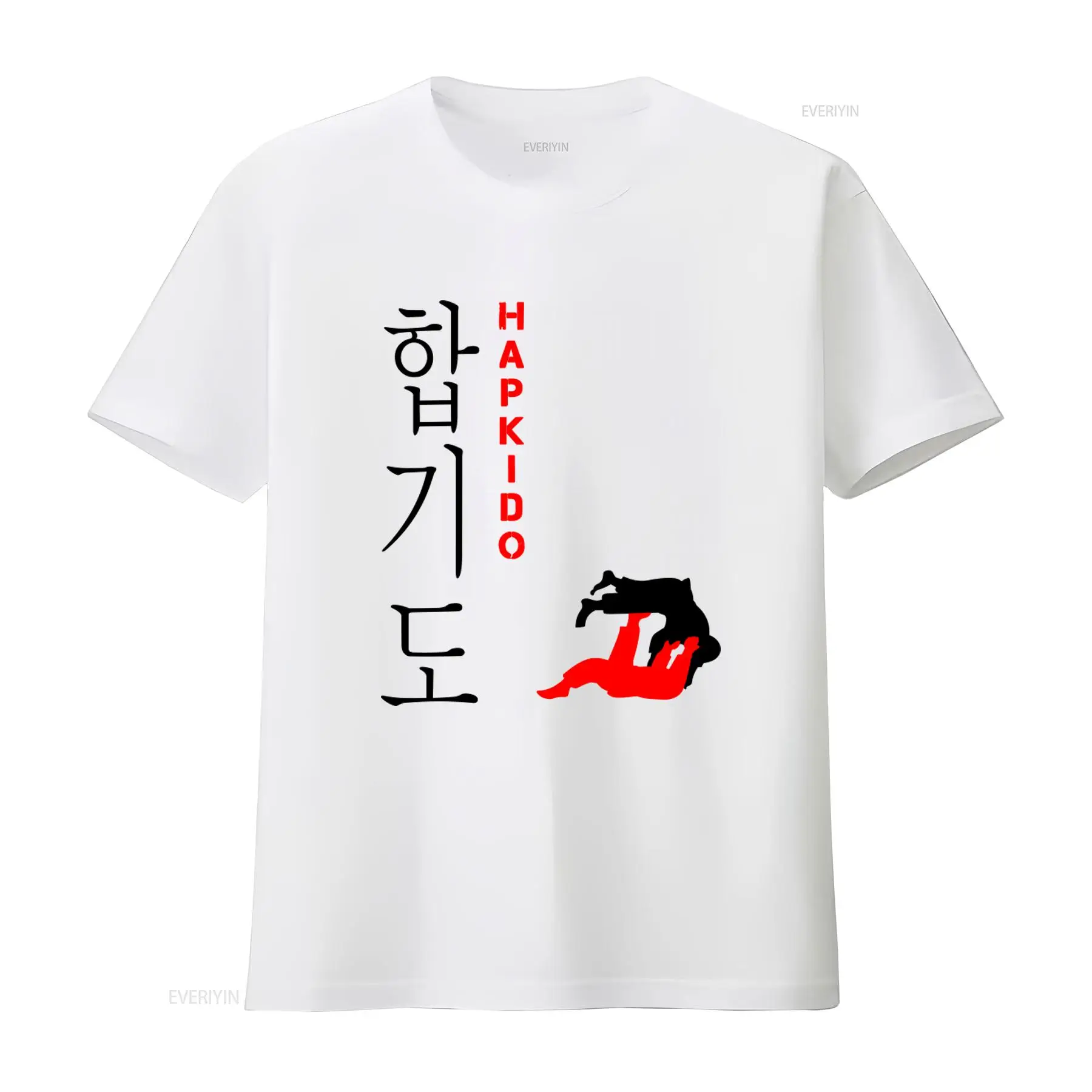 Vintage Fashion Enthusiasts - ハプキド韓国武道ファイターTシャツ スウェット スタイリッシュなデザイン アート愛好家向け ヴィンテージ ウォッシュ加工
