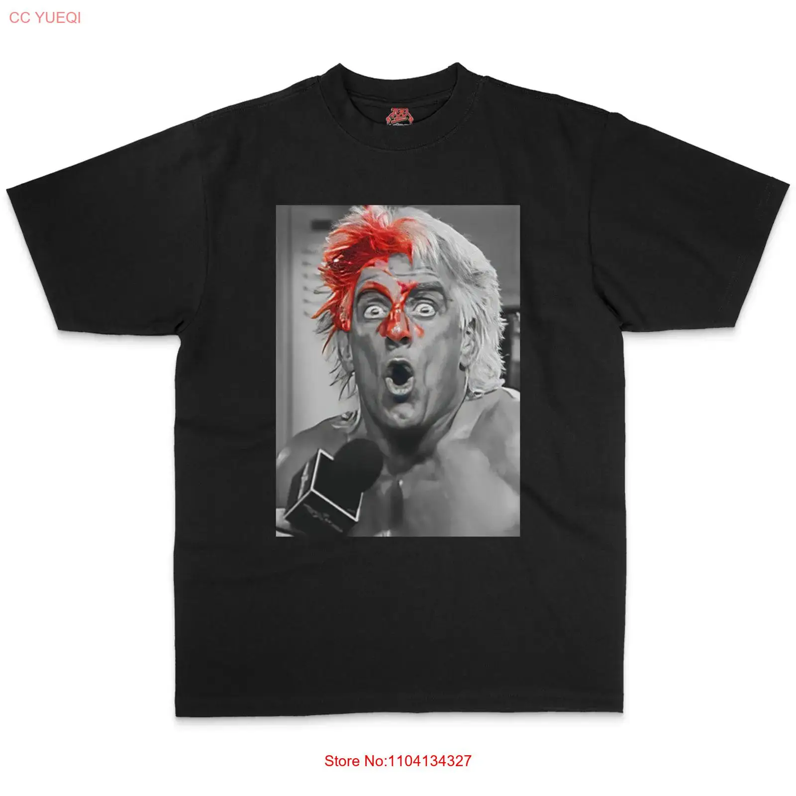 Vintage Fashion Knitwear - RIC FLAIR Tシャツ レア ヴィンテージ ウォッシュ加工