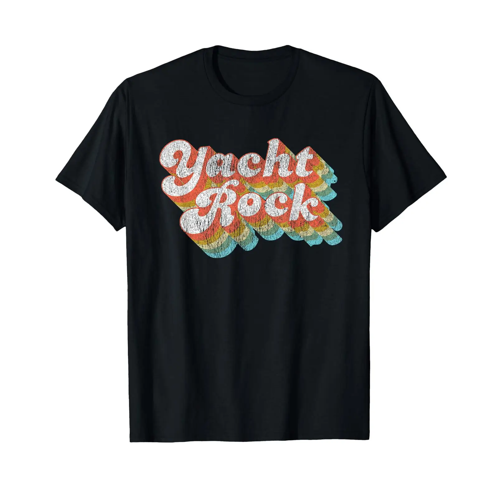 Vintage Yacht Fashion - ヴィンテージフェードヨットロックパーティーボートドリンクTシャツヴィンテージウォッシュドカジュアルオムソフトファッション快適なストリートウェア