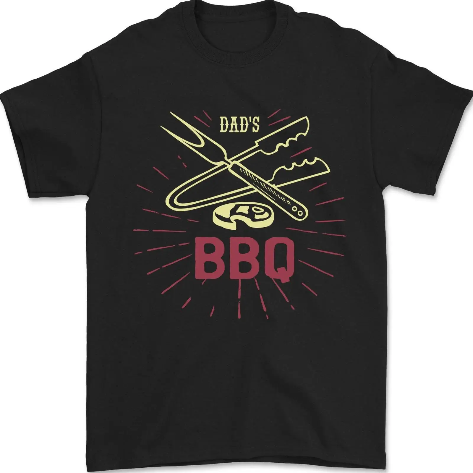 Vintage Fashion Herren - Dads BBQ Vatertag Grill Herren Tシャツ