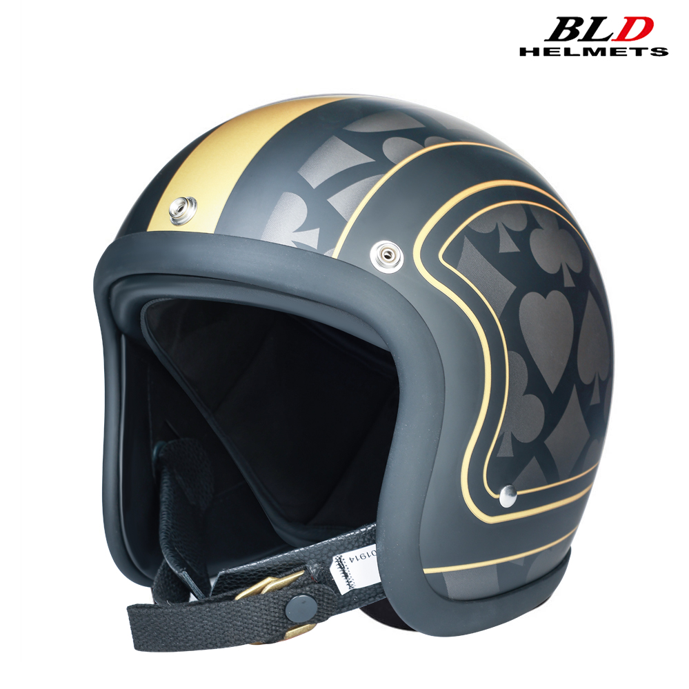 Vintage Fashion Korea - ロープロファイル日本韓国スタイルファッション TT&COCASCOS 500TX レトロヴィンテージオープンフェイスオートバイヘルメットスモールシェルカスクカパセテ