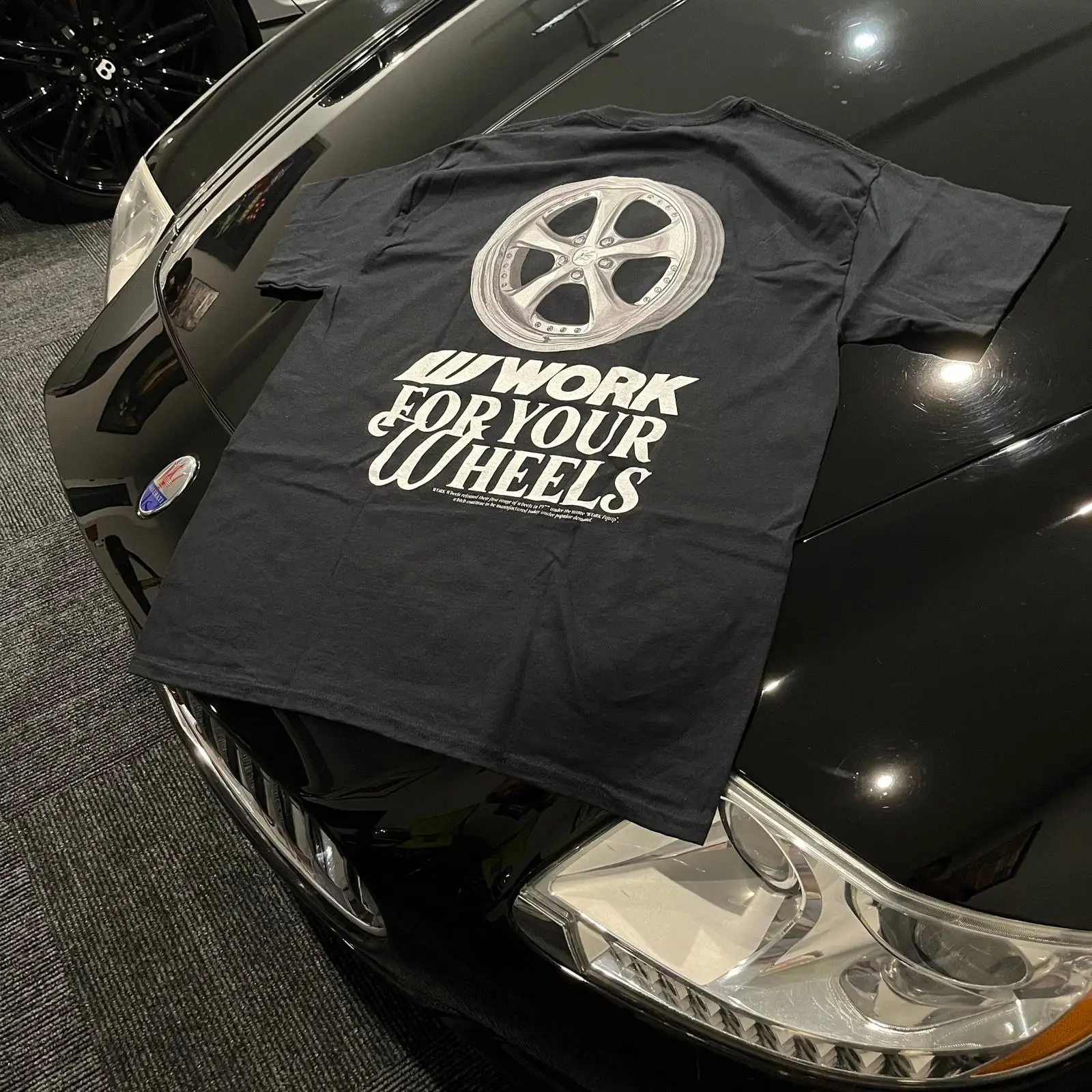 Vintage Fashion Enthusiasts - ワークホイールズ VSKF Tシャツ JDM ドリフトカー愛好家向け ヴィンテージ風