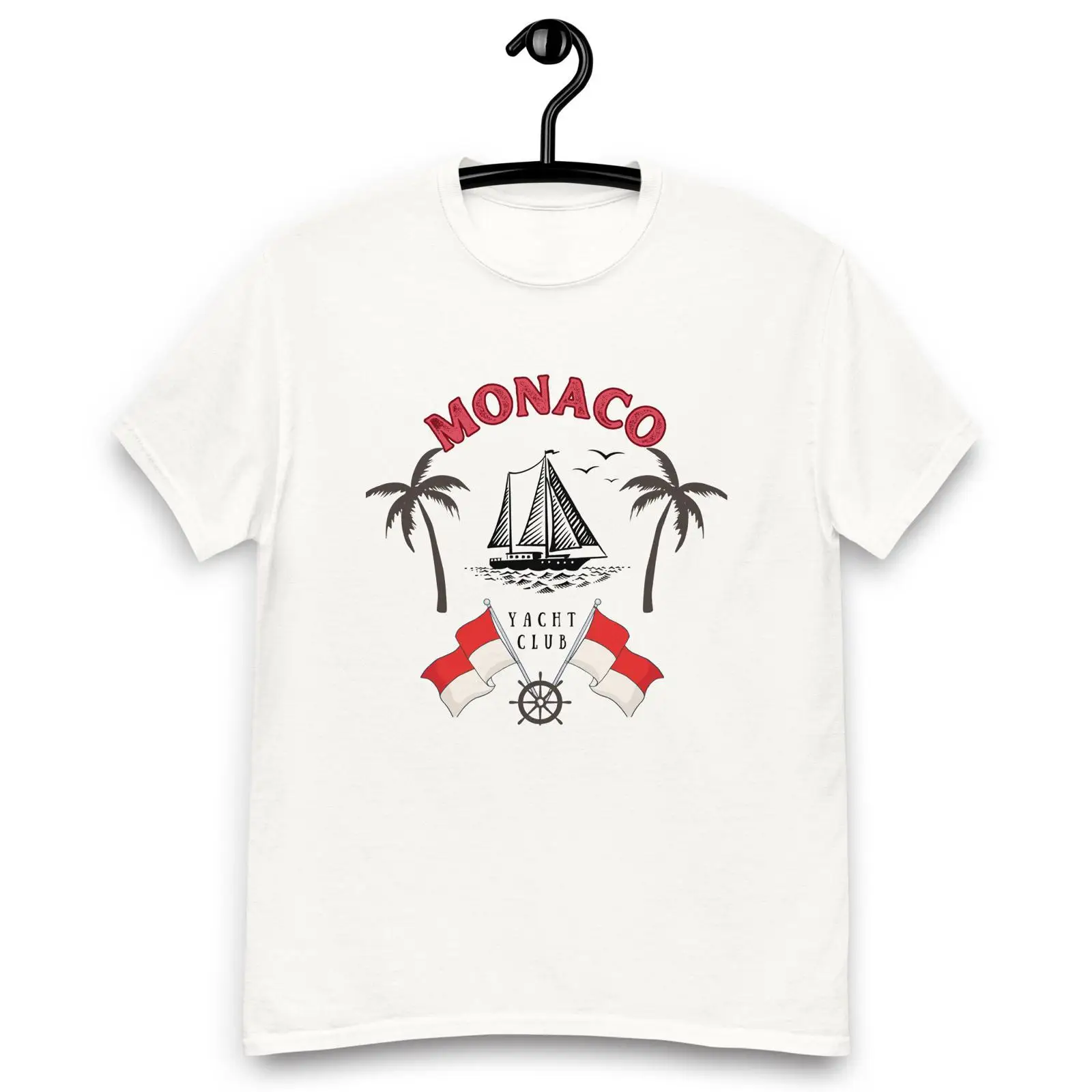 Vintage Yacht Fashion - モナコヨットクラブ Tシャツ ヴィンテージスタイル コットン ヴィンテージウォッシュド オム