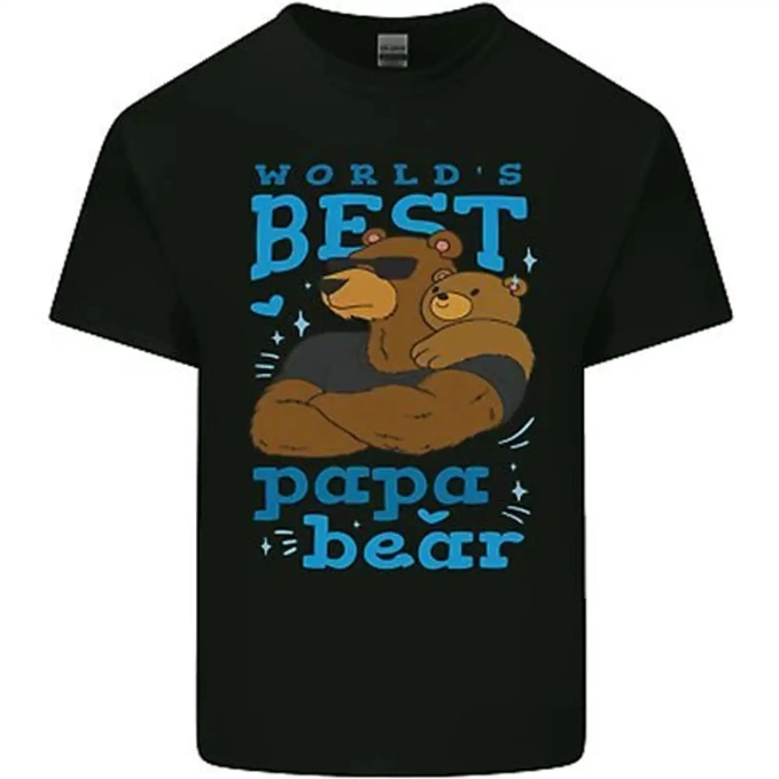 Vintage Fashion Herren - 世界最高のパパベア父の日メンズコットンTシャツトップスヴィンテージウォッシュドファッション通気性ユニセックスデザイナー服
