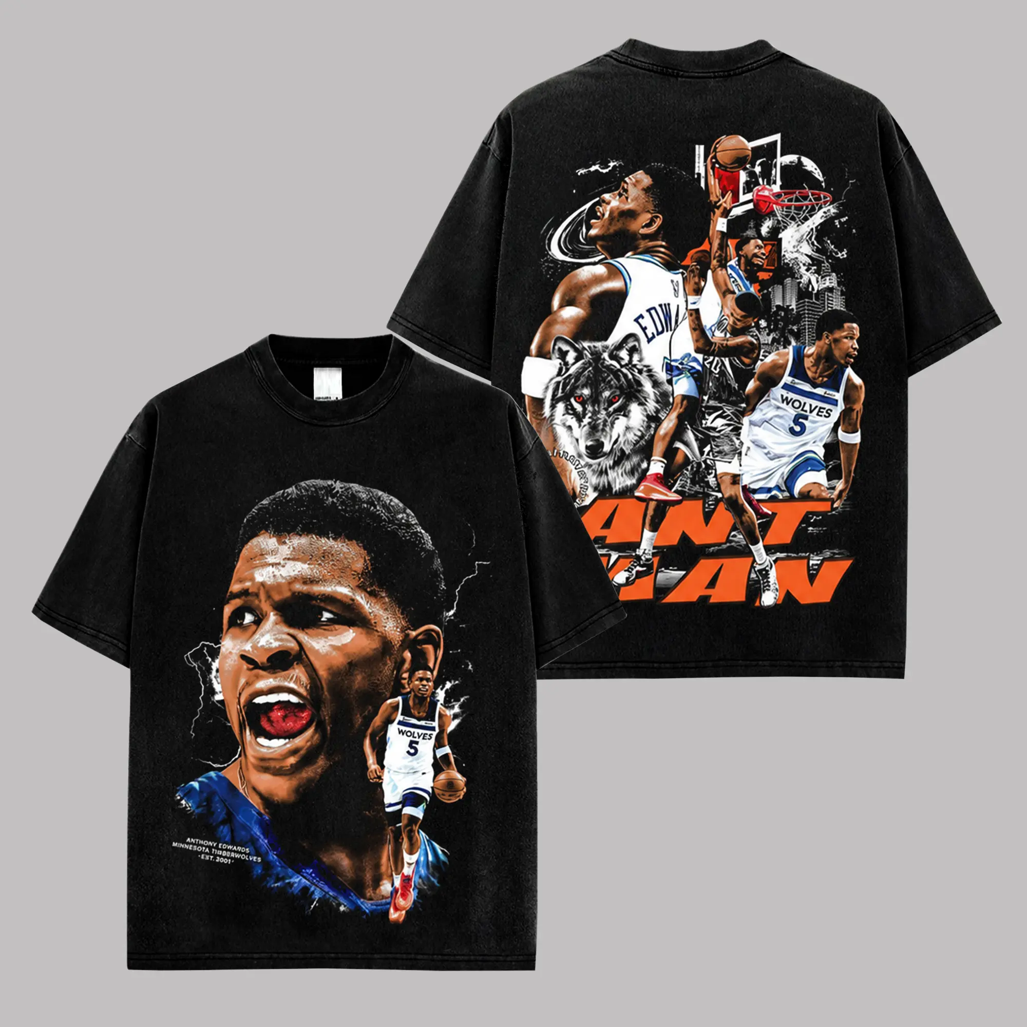 ヴィンテージバスケットボールグラフィックオーバーサイズTシャ - Vintage Fashion Enthusiasts のレビューと価格