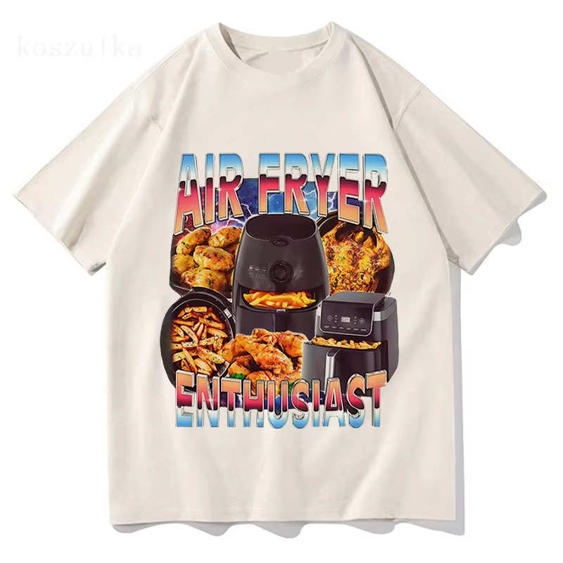 エアフライヤー愛好家面白い料理ミーム Tシャツ女性ファッショ - Vintage Fashion Enthusiasts のレビューと価格