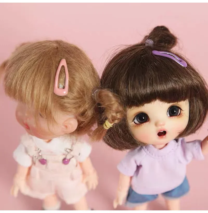 韓国ミニカラフルな子供用ヘアピン、ヘアグリップ、ヘアクリップ - Vintage Fashion Dolls のレビューと価格