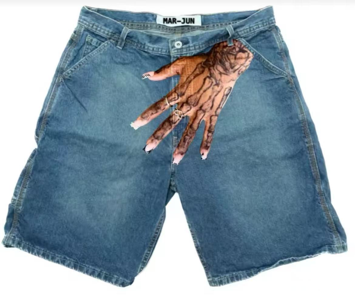 Deeptown Y2k ヴィンテージ原宿デニムショートパン - Vintage Fashion Jeans のレビューと価格