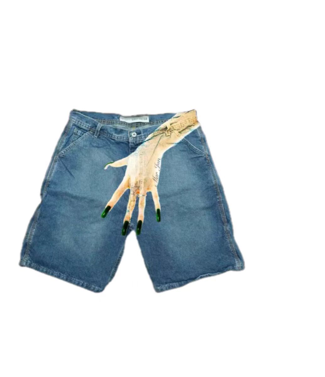 Deeptown Y2k ヴィンテージ原宿デニムショートパン - Vintage Fashion Jeans のレビューと価格