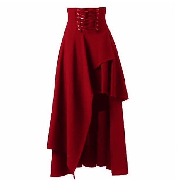 女性のスチームパンクヴィンテージバンダートスカート、ゴシック - Vintage Fashion Korea のレビューと価格