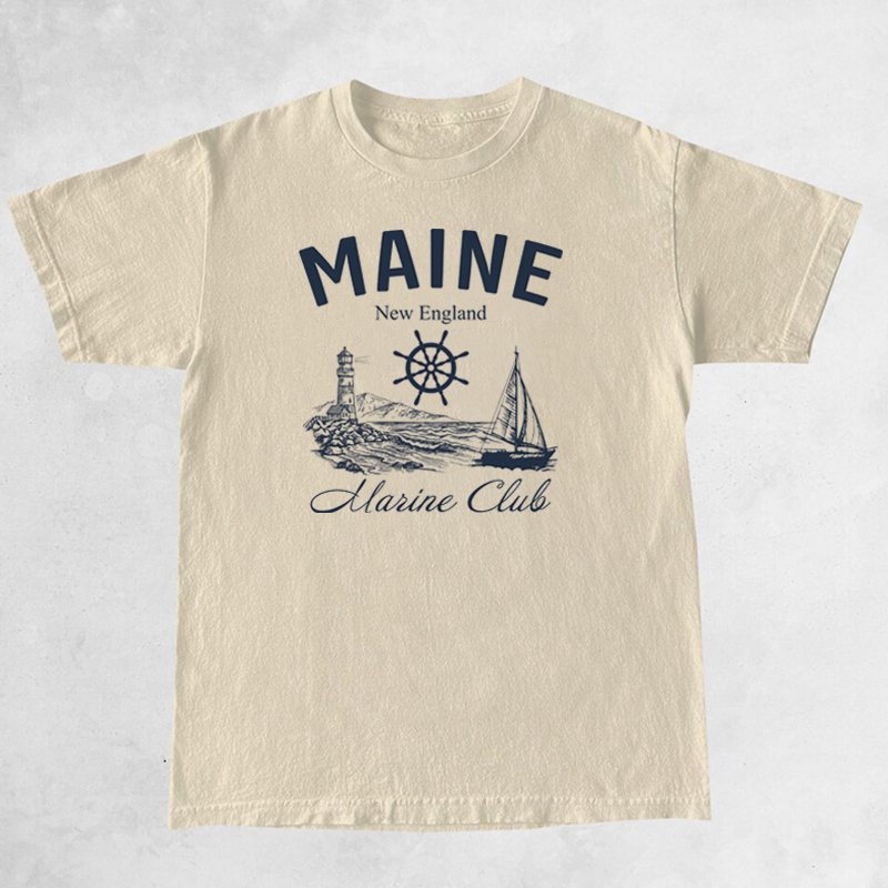 女性用半袖Tシャツ,ヴィンテージ,ボブスタイル,潜水艦クラブ - Vintage Yacht Fashion のレビューと価格