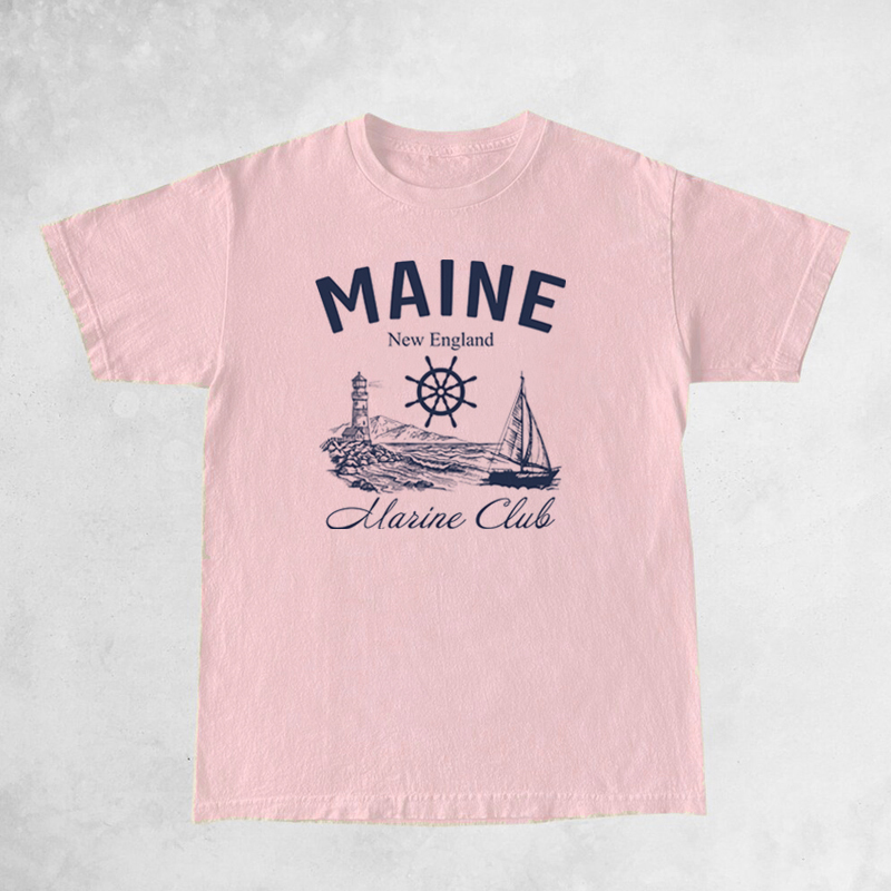 女性用半袖Tシャツ,ヴィンテージ,ボブスタイル,潜水艦クラブ - Vintage Yacht Fashion のレビューと価格
