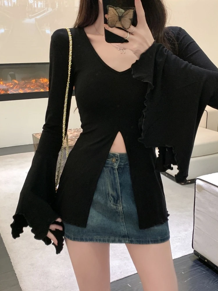 女性用ヴィンテージ Y2K T シャツ、ボディコンフィット、 - Vintage Fashion のレビューと価格