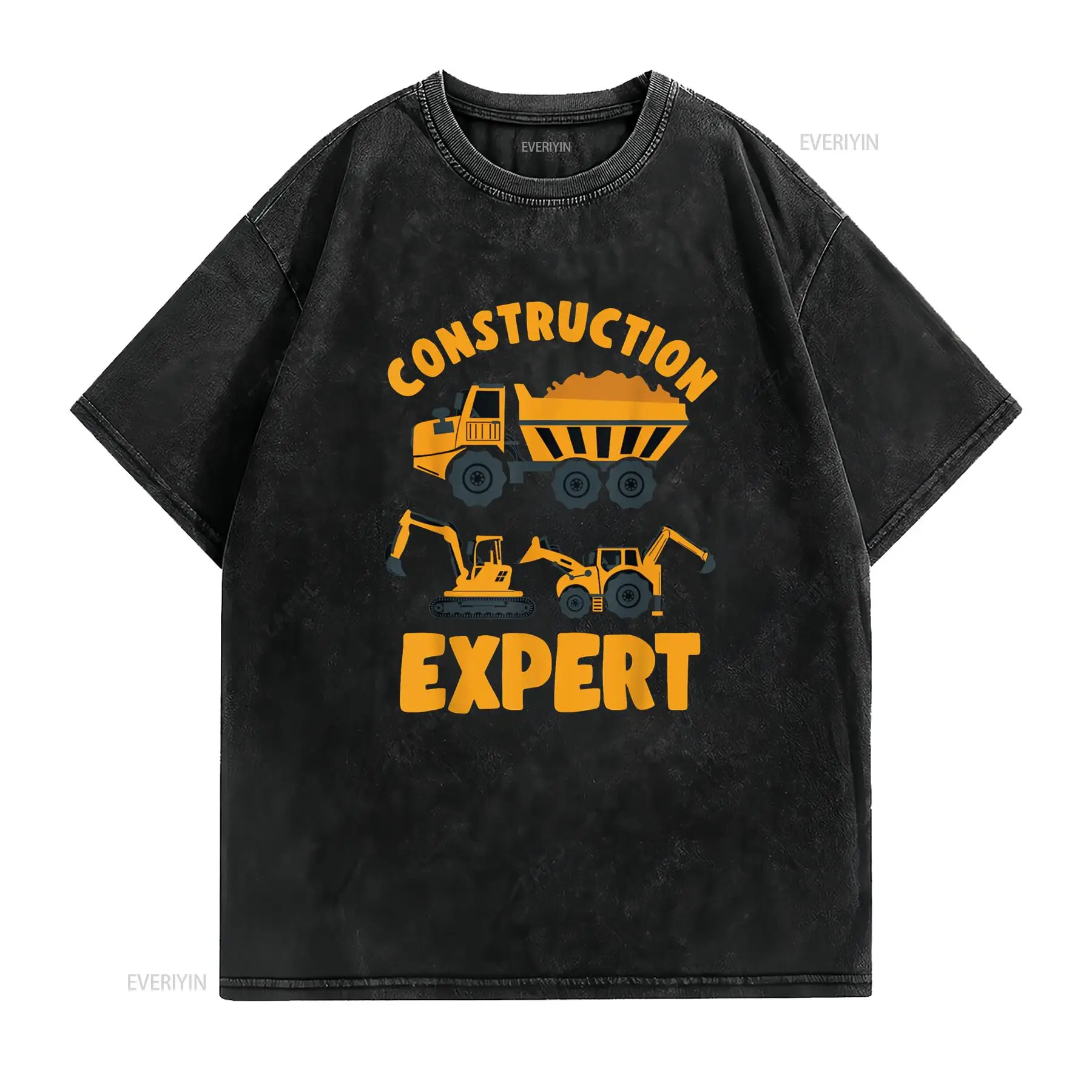 建設トラック掘削機掘削機エキスパート男の子用幼児用Tシャツヴ - Vintage Fashion Expert のレビューと価格