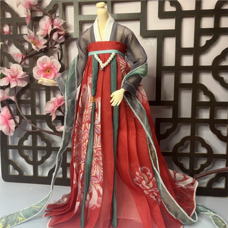 2025 新しいクリエイティブヴィンテージ人形漢服ドレス 3 - Vintage Fashion Dolls のレビューと価格