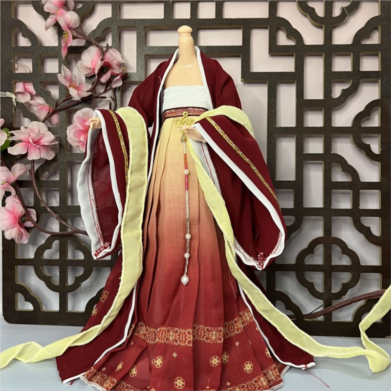 2025 新しいクリエイティブヴィンテージ人形漢服ドレス 3 - Vintage Fashion Dolls のレビューと価格
