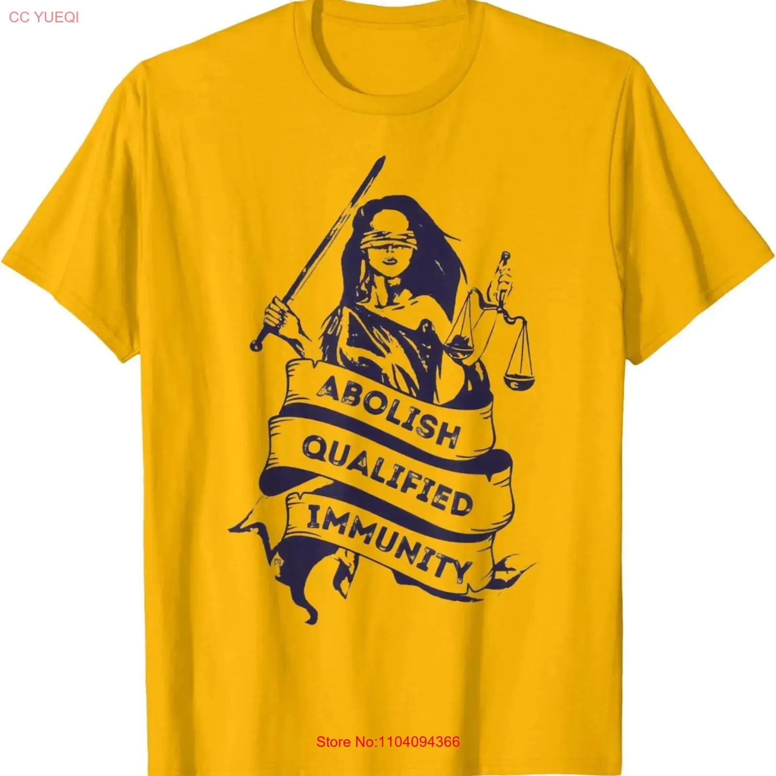 Abolish Qualified Immunity Tシャ - Vintage Fashion Knitwear のレビューと価格
