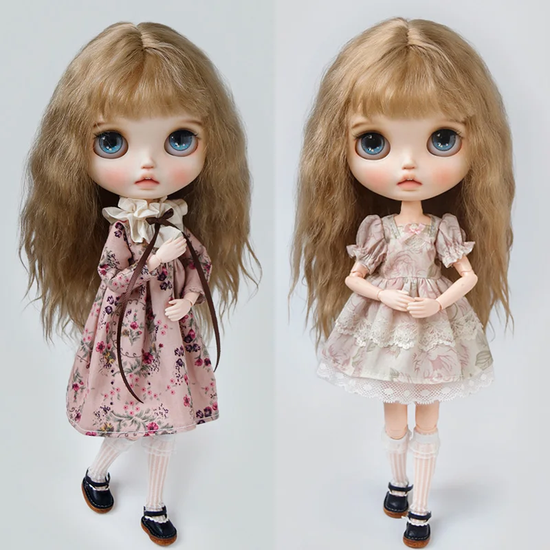 ブライス服レースヴィンテージドレスシャツプリーツスカート制服 - Vintage Fashion Dolls のレビューと価格
