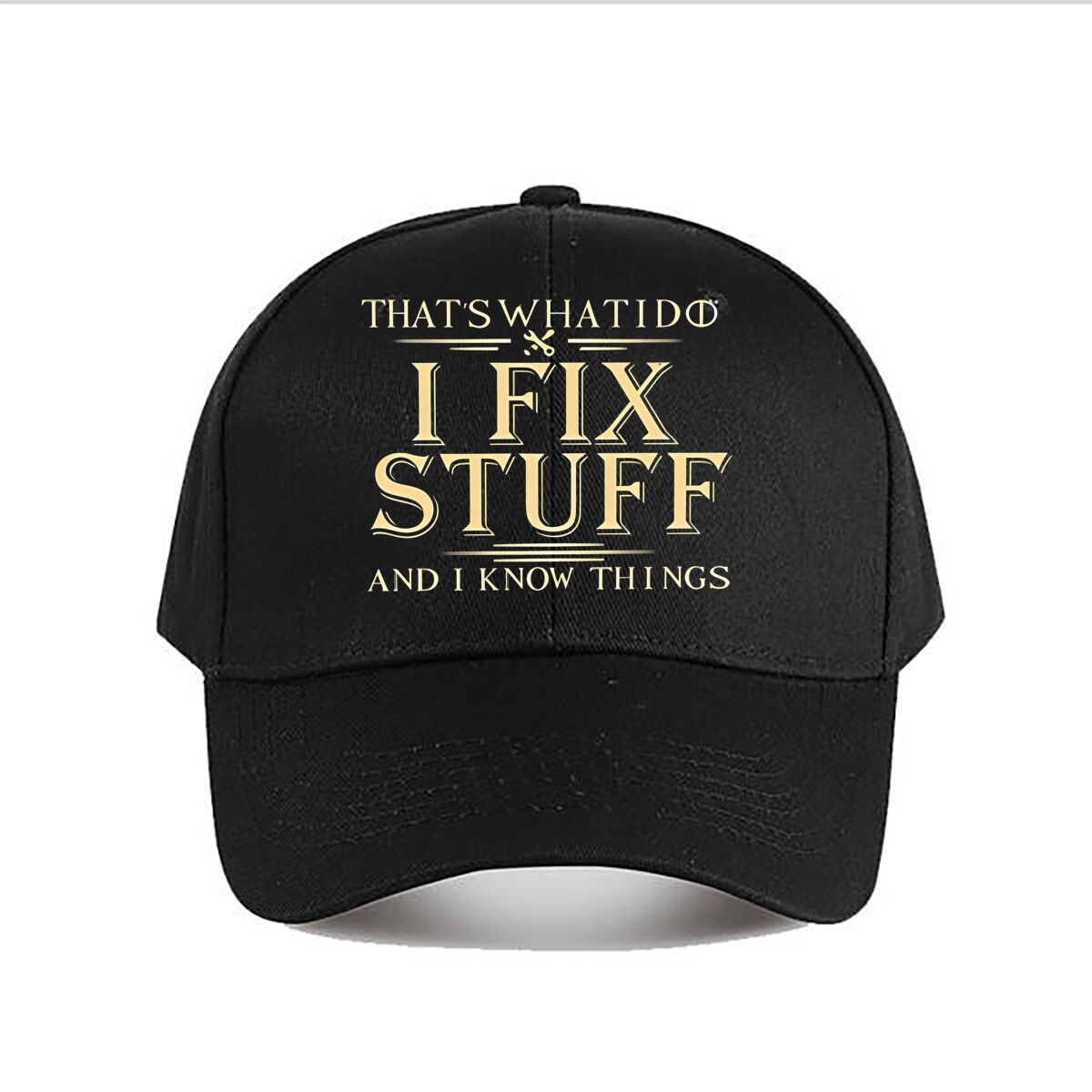 ブラックヴィンテージ I Fix Stuff ベースボールキ - Vintage Fashion Stuff のレビューと価格