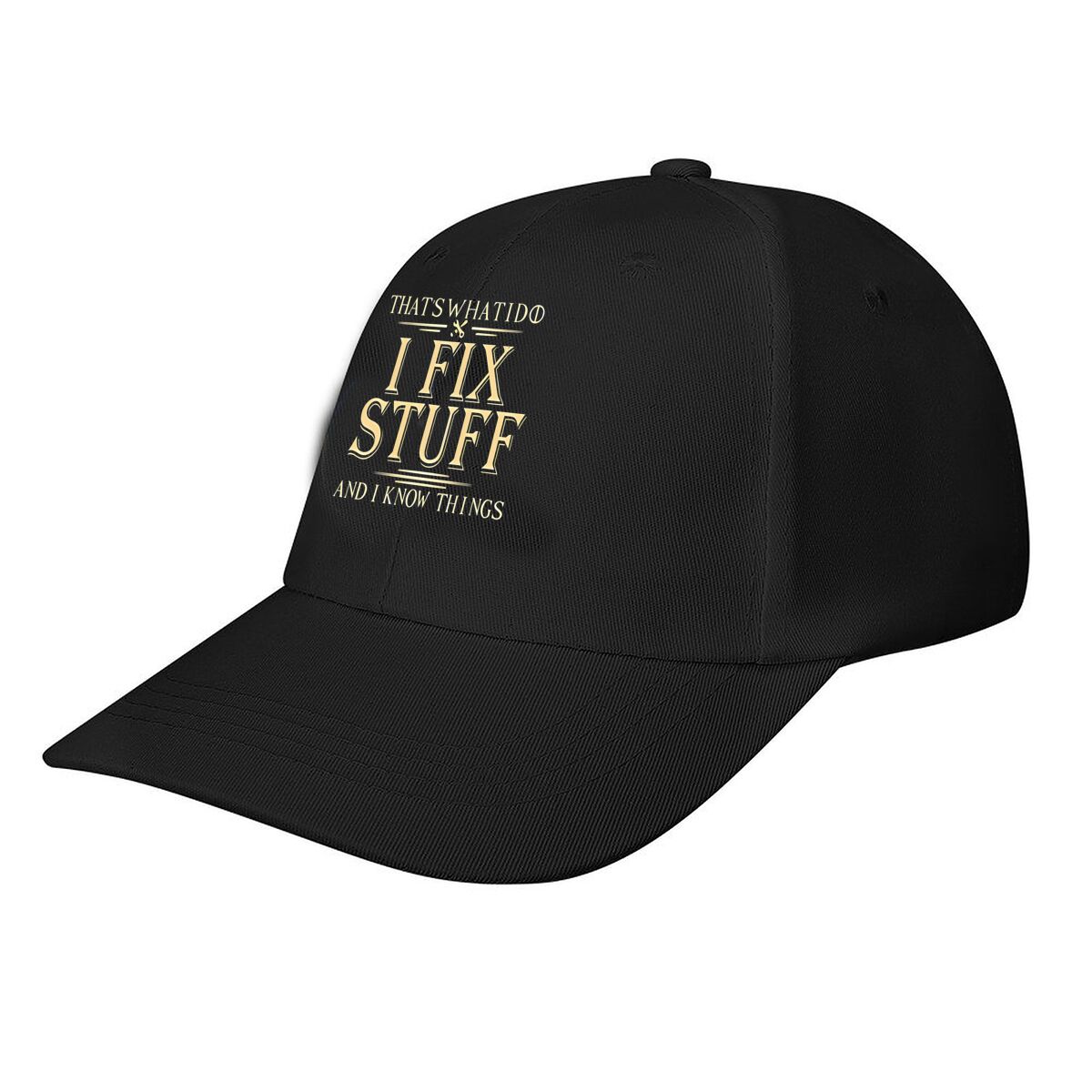 ブラックヴィンテージ I Fix Stuff ベースボールキ - Vintage Fashion Stuff のレビューと価格