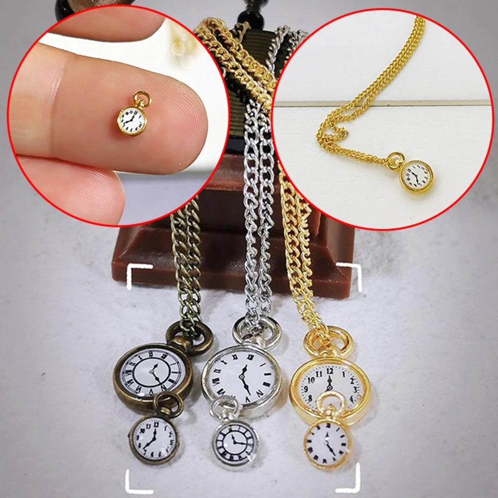 ネックレスウォッチ ドールハウスシミュレーション懐中時計 O - Vintage Fashion Dolls のレビューと価格