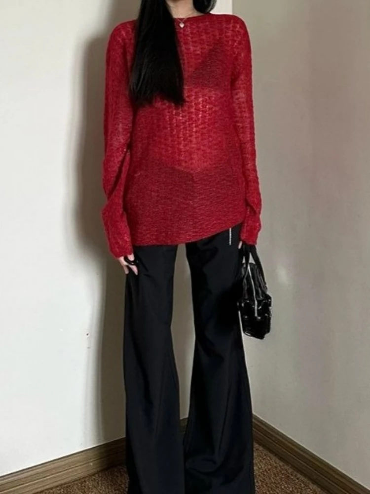 Y2K シースルーニットレディース T シャツ、ヴィンテージ - Vintage Fashion のレビューと価格